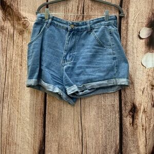 Denim Blue Women's Shorts